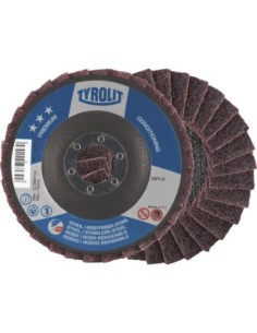 Disco abrasivo de láminasvellón SCM-A 125x22mm mediano Tyrolit