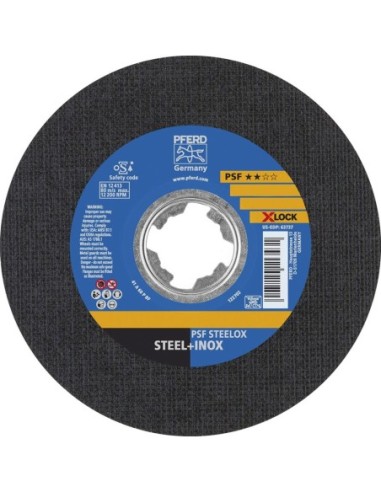 Disco de corte PSF X-LOCKSTEELOX 125x1,6mm Pferd