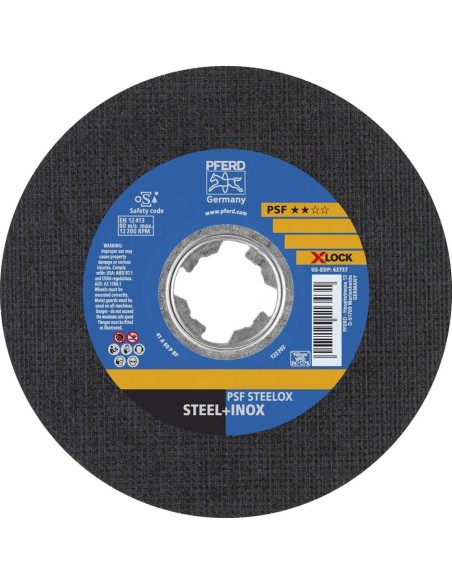 Disco de corte PSF X-LOCKSTEELOX 125x1,6mm Pferd