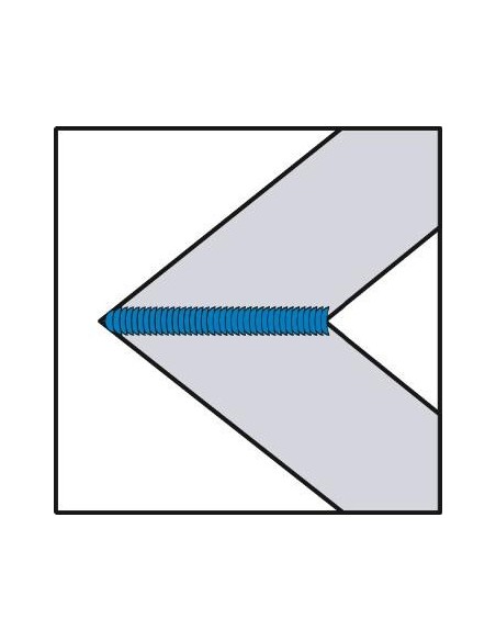 Disco abrasivo de doble cara corindón circonio 125x3,5mm K40