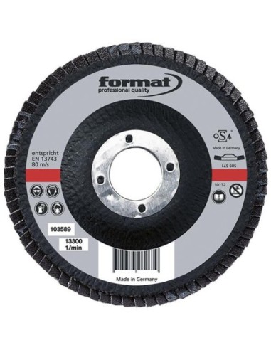 Plato disco laminas 6grados convexo 180mm K60