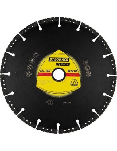 Disco de corte diamantadoDT 900 ACR Special 350x3,1X25,4mm KLINGSPOR