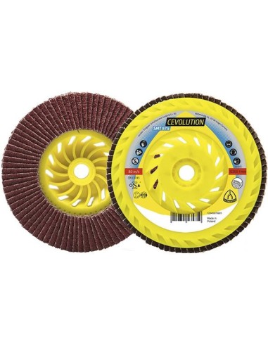 Disco abrasivo de láminasSMT 975 125mm M14 corindón cerámico convexoK60 Klingspor