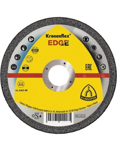 Disco sep. EDGE Special 115x1,2mm recto en caja de plástico KLINGSPOR
