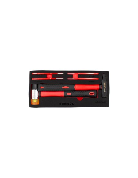 MÓDULO MARTILLOS PLUMA Y NYLON CON BOTADORES 6 PZS