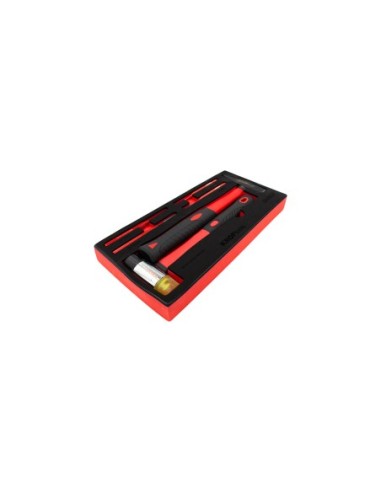 MÓDULO MARTILLOS PLUMA Y NYLON CON BOTADORES 6 PZS