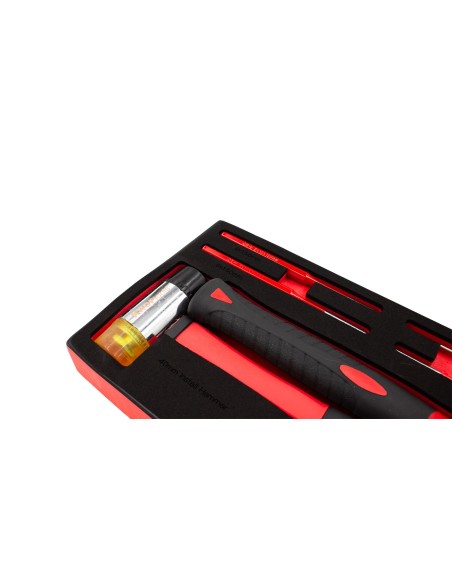 MÓDULO MARTILLOS PLUMA Y NYLON CON BOTADORES 6 PZS