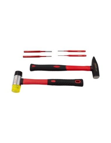 MÓDULO MARTILLOS PLUMA Y NYLON CON BOTADORES 6 PZS