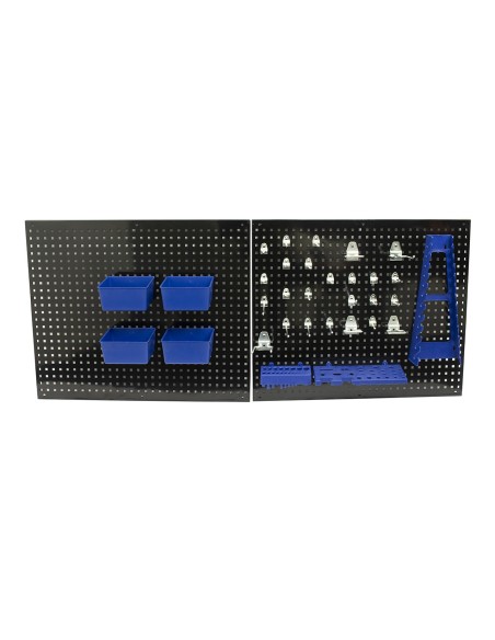 KIT 2 PANELES PERFORADOS C/ 32 ACCESORIOS