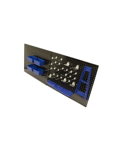 KIT 2 PANELES PERFORADOS C/ 32 ACCESORIOS