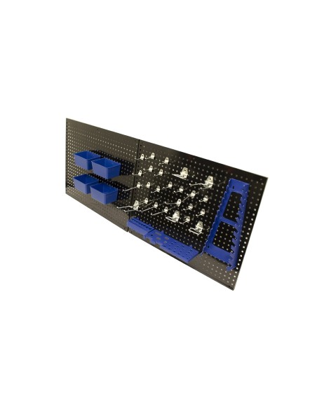 KIT 2 PANELES PERFORADOS C/ 32 ACCESORIOS