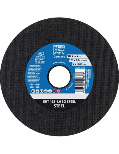 Disco de corte acodado A30SSG 125x2,4mm PFERD