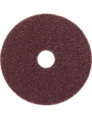 Disco abrasivo velcro vellón 125mm medio rojo