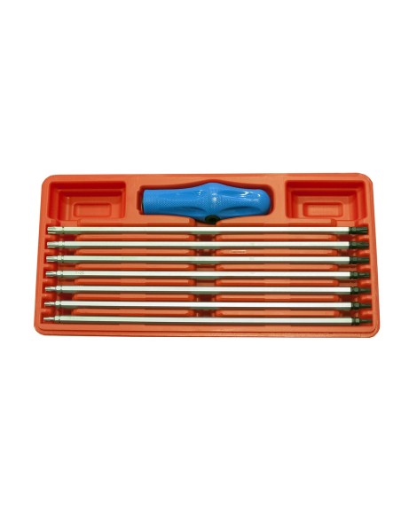 JUEGO 8 DESTORNILLADORES TORX 5PT 6PT