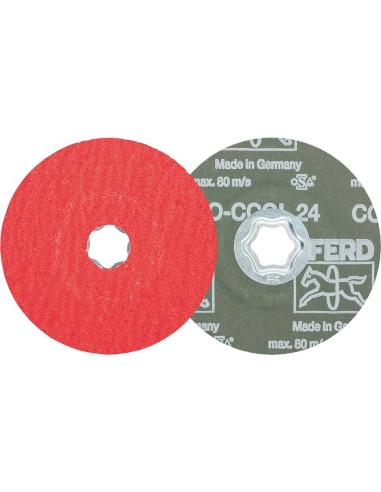 Disco abrasivo fibra CC-FS CO-COOL 125mm K24 PFERD