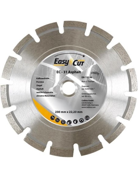 Disco corte de diamante EC-31 230x2,4x10x22,23mm CEDIMA