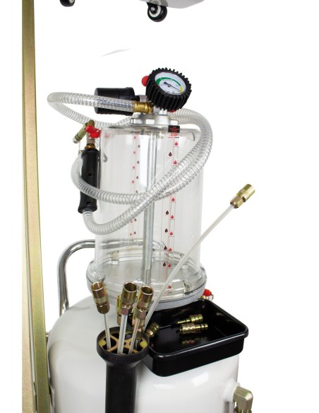 ASPIRADOR ACEITE PANTOGRAFO CON VISUALIZADOR 90L