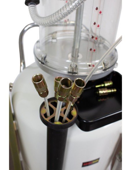 ASPIRADOR ACEITE PANTOGRAFO CON VISUALIZADOR 90L