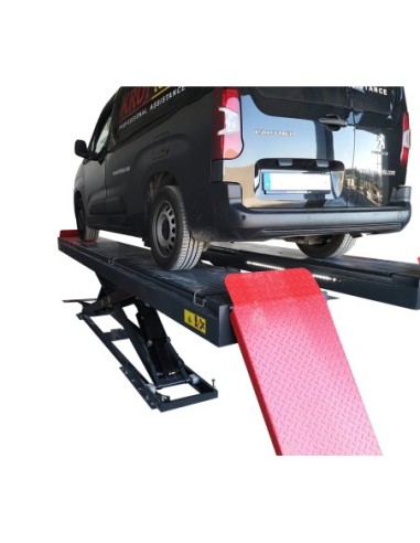 ELEVADOR BAJO PERFIL DOBLE TIJERA ALINEA. LED 5,5T