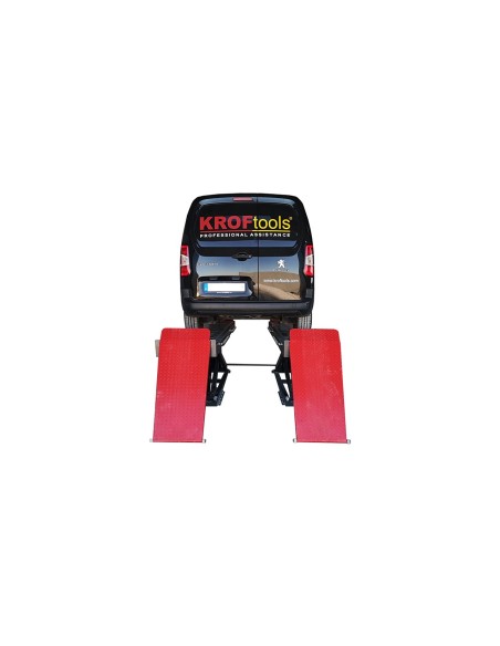 ELEVADOR BAJO PERFIL DOBLE TIJERA ALINEA. LED 5,5T