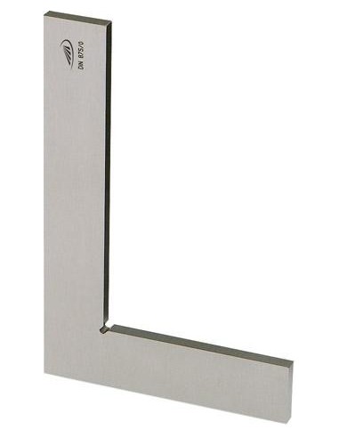 Escuadra plana DIN875/0 A300x200mm inox. HP