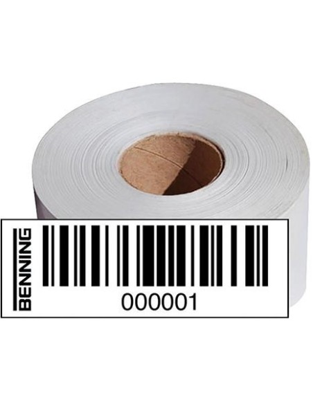 Etiquetas con código de barras ngrados 1001-2000 Benning