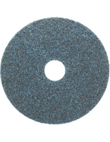 Disco abrasivo velcro vellón 125mm muy fino azul