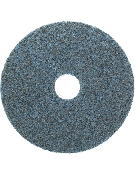 Disco abrasivo velcro vellón 125mm muy fino azul