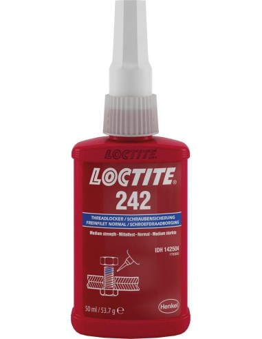 Sujeción del tornillo LOCTITE 242 botella 50ml Henkel