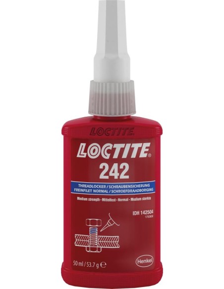 Sujeción del tornillo LOCTITE 242 botella 50ml Henkel