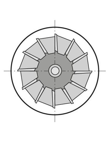 Fresa angular DIN1833 HSSCo5 forma D 45grados 16mm
