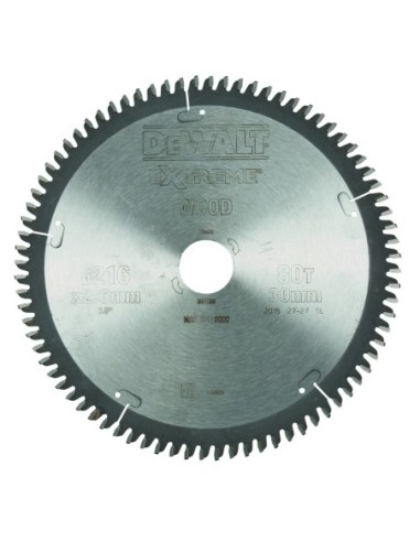 DT4286-QZ - Hoja para sierra circular estacionaria 216x30mm 80D TCG -5