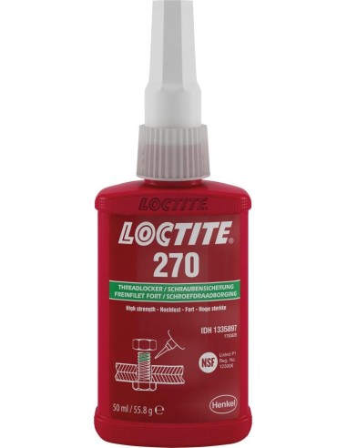 Sujeción del tornillo LOCTITE 270 botella 50ml Henkel
