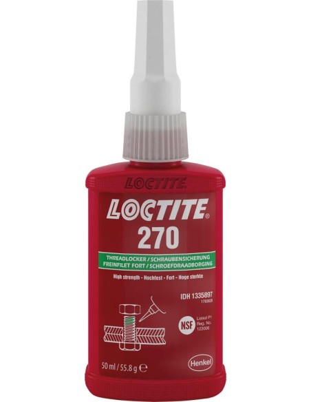 Sujeción del tornillo LOCTITE 270 botella 50ml Henkel
