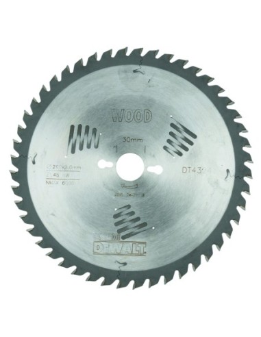 DT4324-QZ - Hoja para sierra circular estacionaria 260x30mm 48D