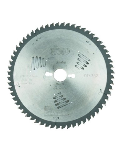 DT4352-QZ - Hoja para sierra circular estacionaria 250x30mm 60D