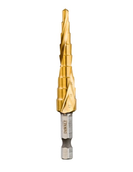 DT5026-QZ - Broca cónica para metal Extreme Impact Ø 4 - 12mm