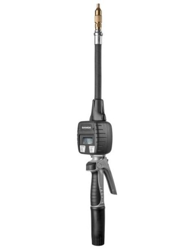 PISTOLA CONTADORA DIGITAL EC30, 30 L/MIN, EXTENSIÓN FLEXIBLE CONFORMABLE, MANUAL 1/4 VUELTA PUNTA FINA (Ø 8 MM)