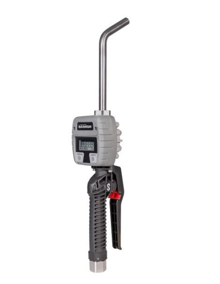 PISTOLA CONTADORA DIGITAL FV50, 30 L/MIN, CON EXTENSIÓN RIGIDA