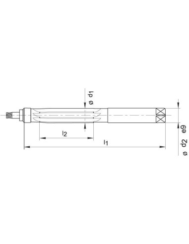 Escariador manual DIN206 HSS 5,0mm BECK