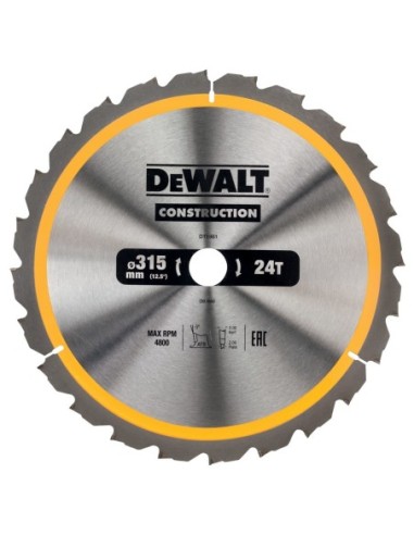 DT1961-QZ - Hoja para construcción 315x30mm 24D