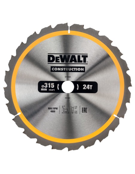 DT1961-QZ - Hoja para construcción 315x30mm 24D