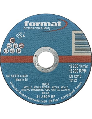 Disco de corte recto paraV2A 230x1,9mm