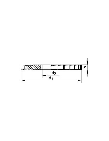 Fresa de disco DIN1834 HSSE 80x2,5mm