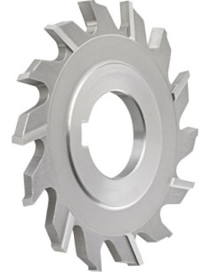 Fresa de disco DIN885 HSSE tipo HR forma A dentado cruzado 100x12mm