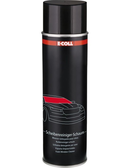 Espuma limpiadora para cristales bote de spray 500ml E-COLL