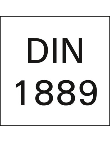 Fresa esférica larga DIN1889 HSSCo8 TiALN tipoN 3mm