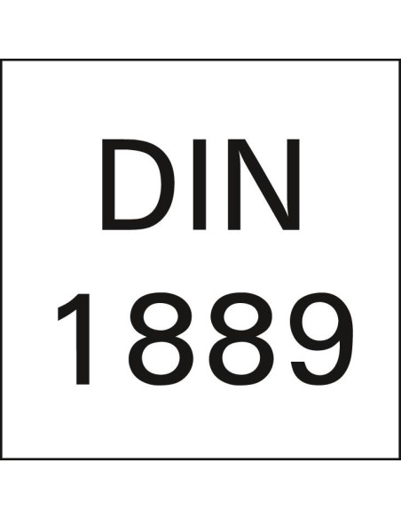 Fresa esférica larga DIN1889 HSSCo8 TiALN tipoN 3mm