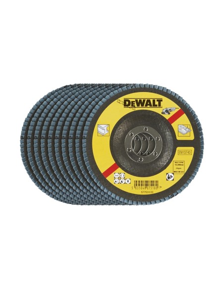 DT3255-QZ - Disco de láminas Ø115mm, grano 36 - Cóncavo