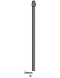 TUBO PROLONGADOR TP-PV PM2-1,1/SS